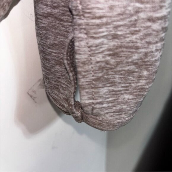 Yoga Lucious Women's Large Zip-Up Top Jacket Sweater Athleisure Tan Yoga Gym - Picture 7 of 9